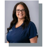 Headshot of Christine, a professional dental assistant.